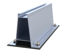 Carregar imagem no visualizador da galeria, Kit Suporte fixador trapezuidal para 4 paineis Telhado/Metálico