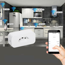 Carregar imagem no visualizador da galeria, Tomada inteligente APP Smart Home para Alexa Google Assistant Voice
