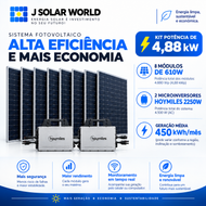 Kit fotovoltaico 4,88kw Hoymiles