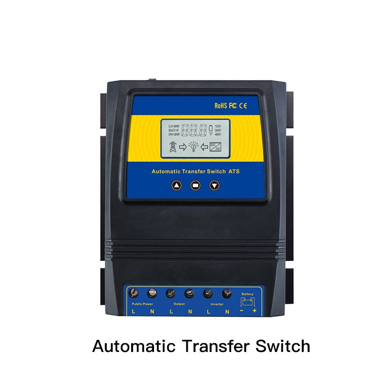 Chave Sistema Transferência Ats Off-grid Dc Solar Para Rede